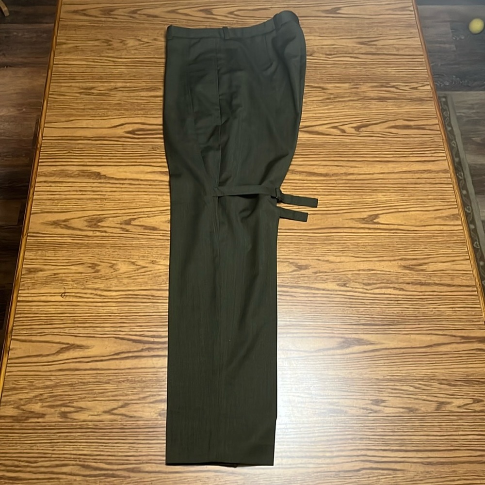 NWOT Phillip Lim Men's Green Wool Pants with Straps